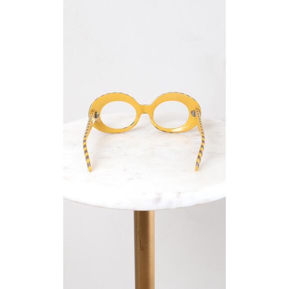 Vintage 1960s Suntimer Victory Sunglasses 60s Striped Op Art Glasses Frames main image 10